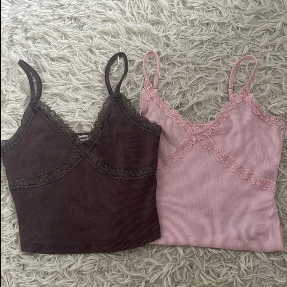 Lace Tank Top Set